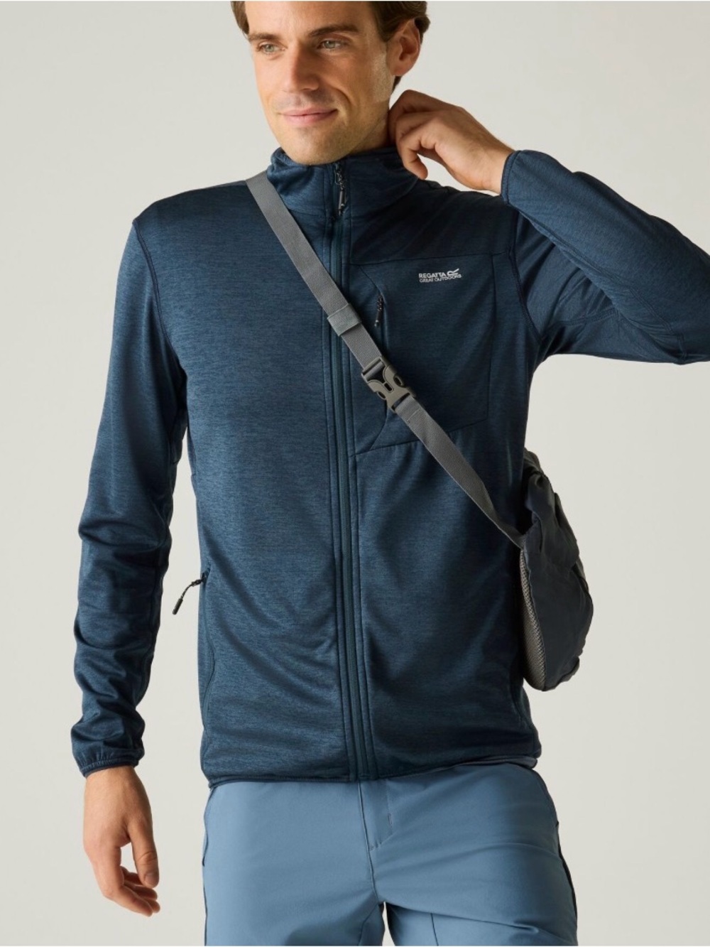 Regatta Great Outdoors men’s Hillden Midlayer | Night Sky Blue size XXL